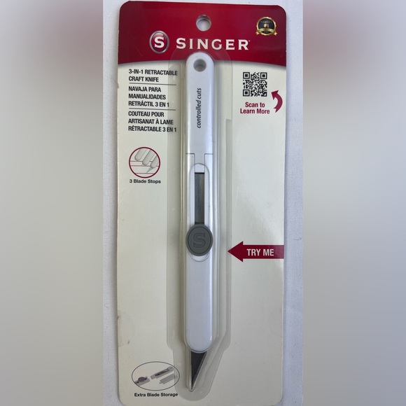 Singer Pin & Tool Caddy with Craft Knife & craft knife blade refill - Picture 11 of 15